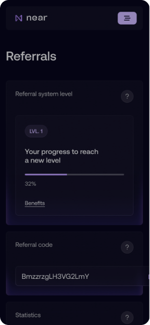 NEAR Application referrals